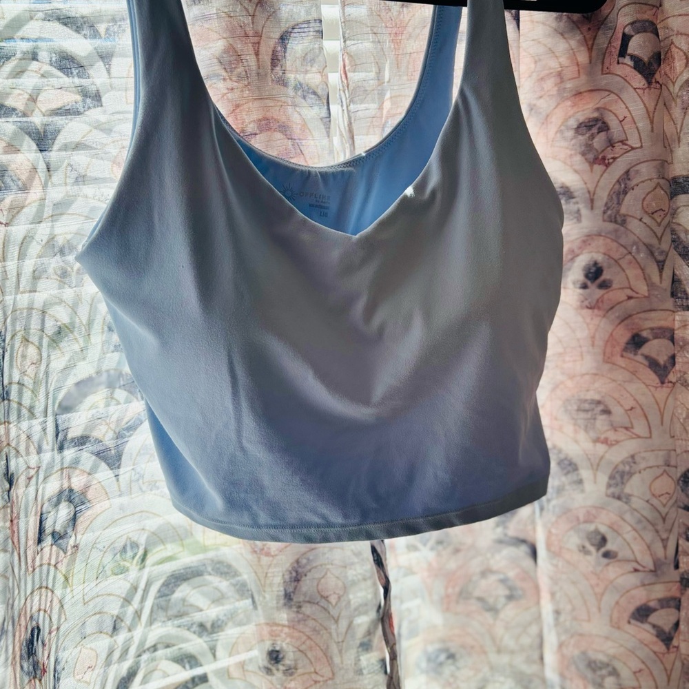 OFFLINE by Aerie Real Me Low Key Longline Sports Bra